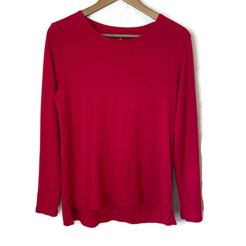 J. Jill Perfect Pima High-Low Long Sleeve Tee S